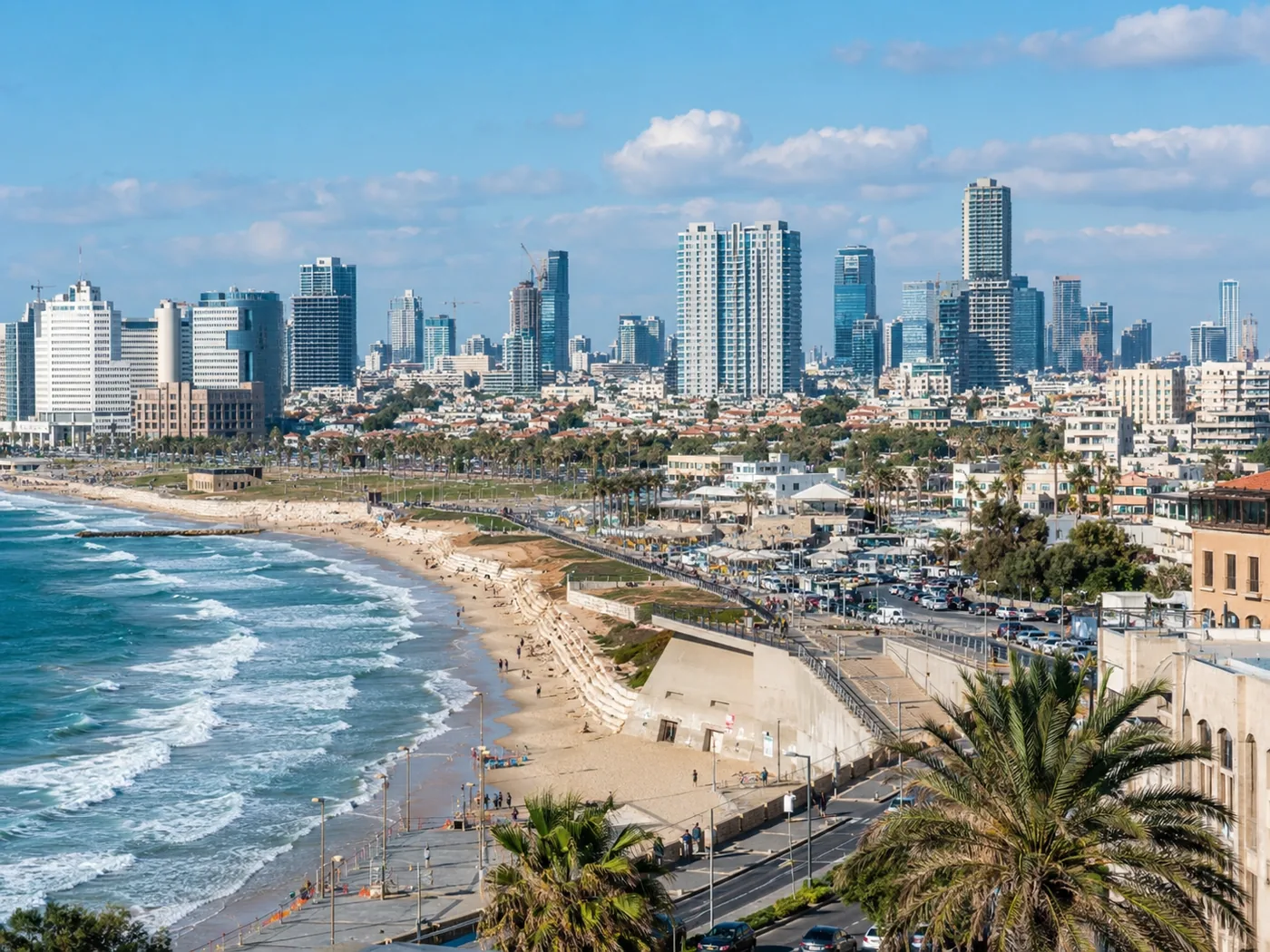 Tel Aviv skyline, Israel