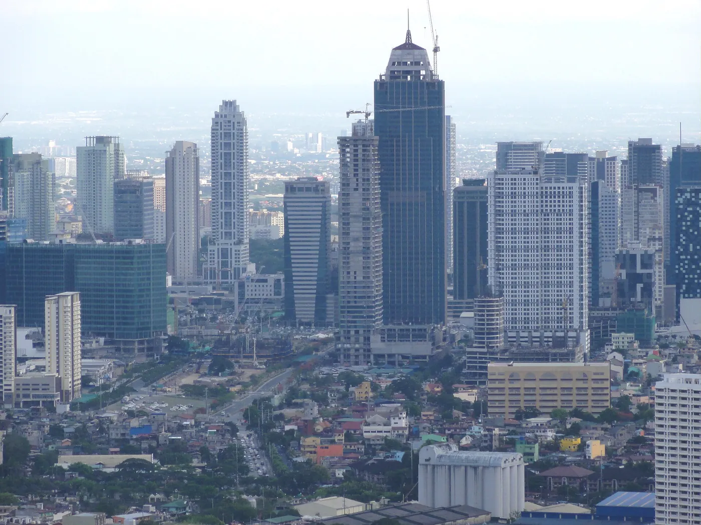 Makati business district skyline, Metro Manila, Philippines