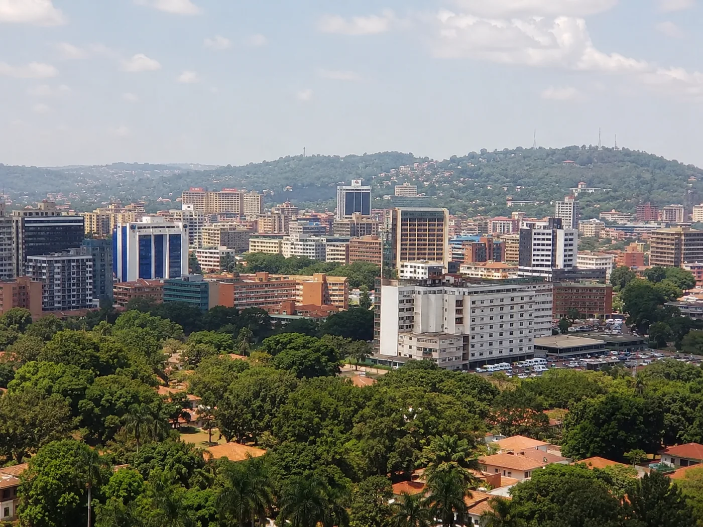 Kampala skyline, Uganda